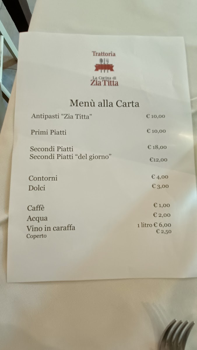 Menu La Cucina Di Zia Titta-5