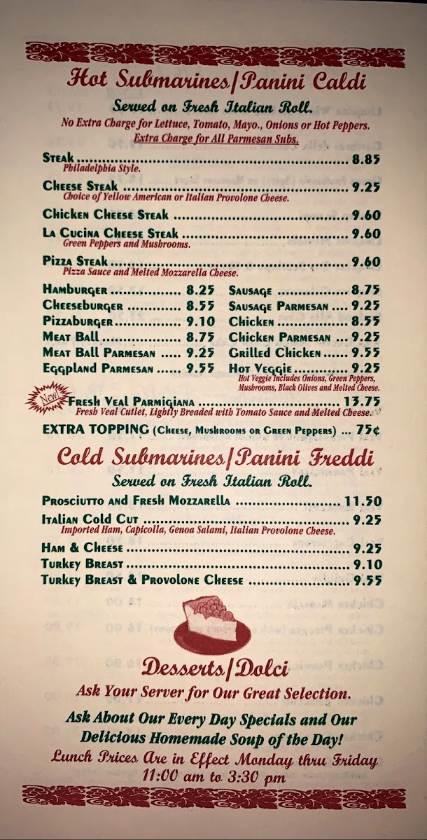 Menu La Cucina-10