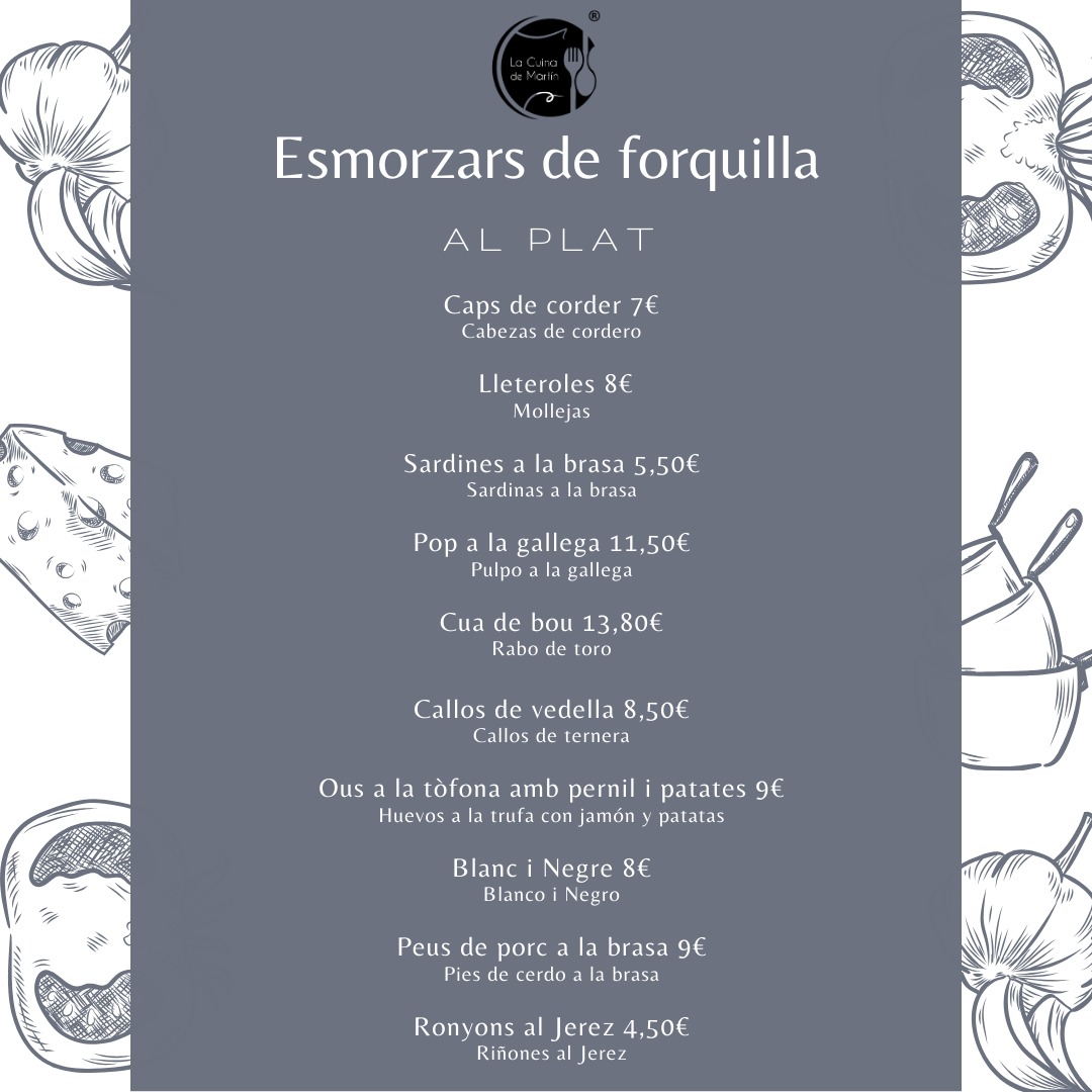 Menu La Cuina De Martín-1