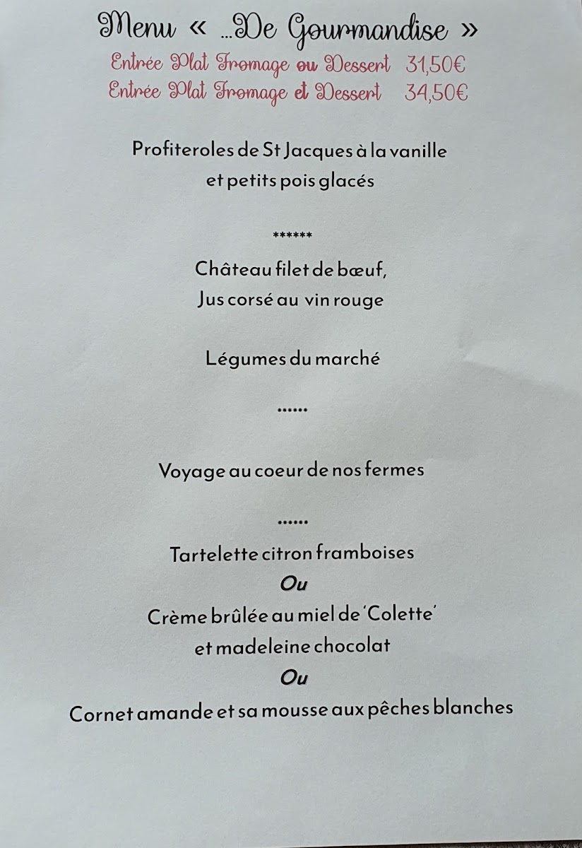 Menu La Cure Gourmande-4