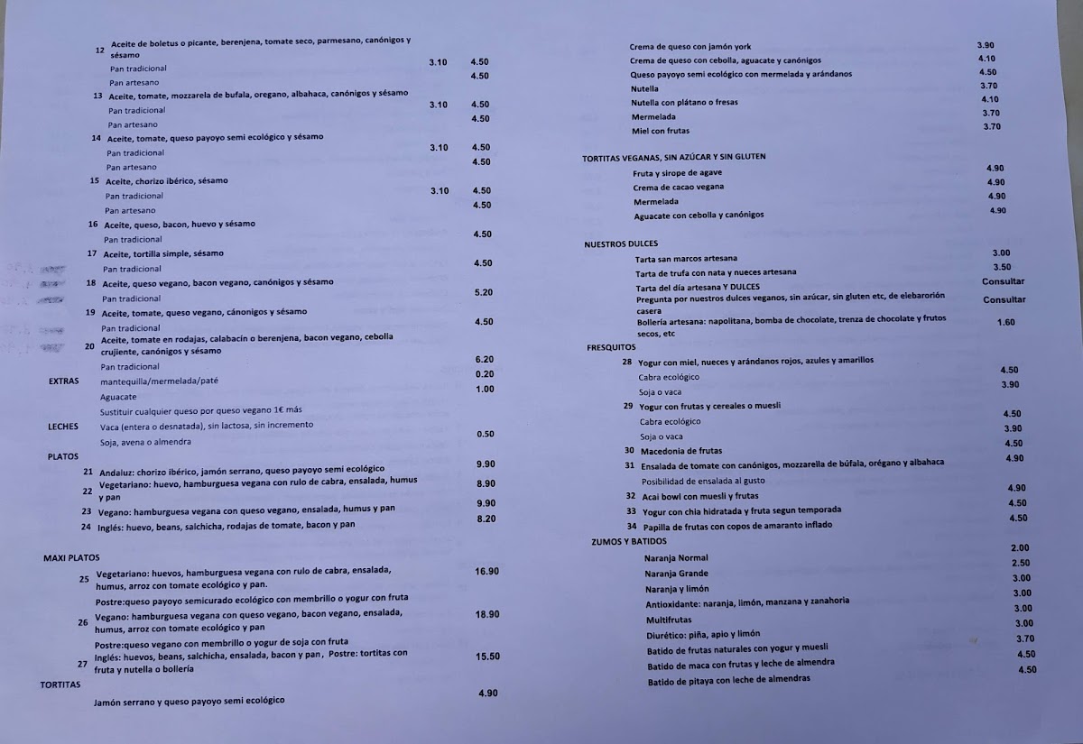 Menu La Desayunería De Floren-10