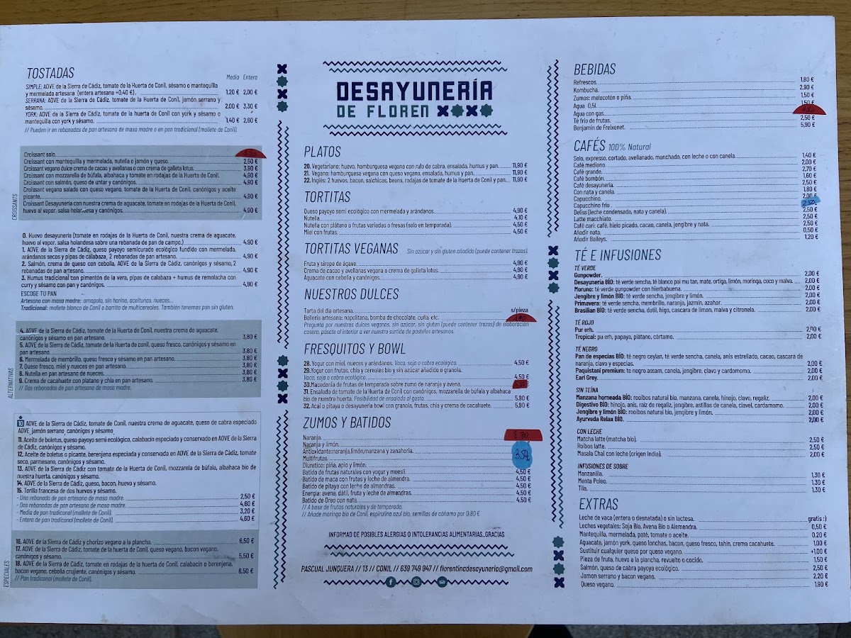 Menu La Desayunería De Floren-2