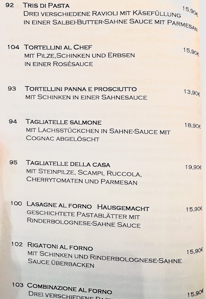 Menu La Dolce Vita Da Sergio-10