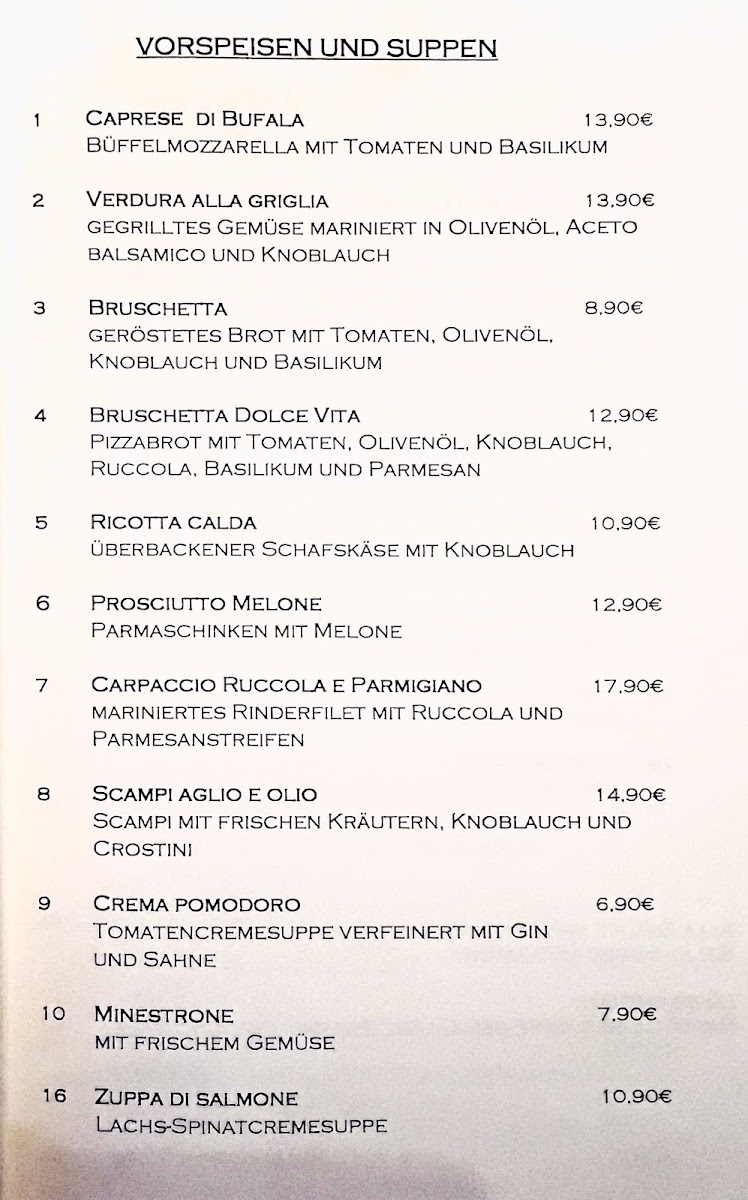Menu La Dolce Vita Da Sergio-4