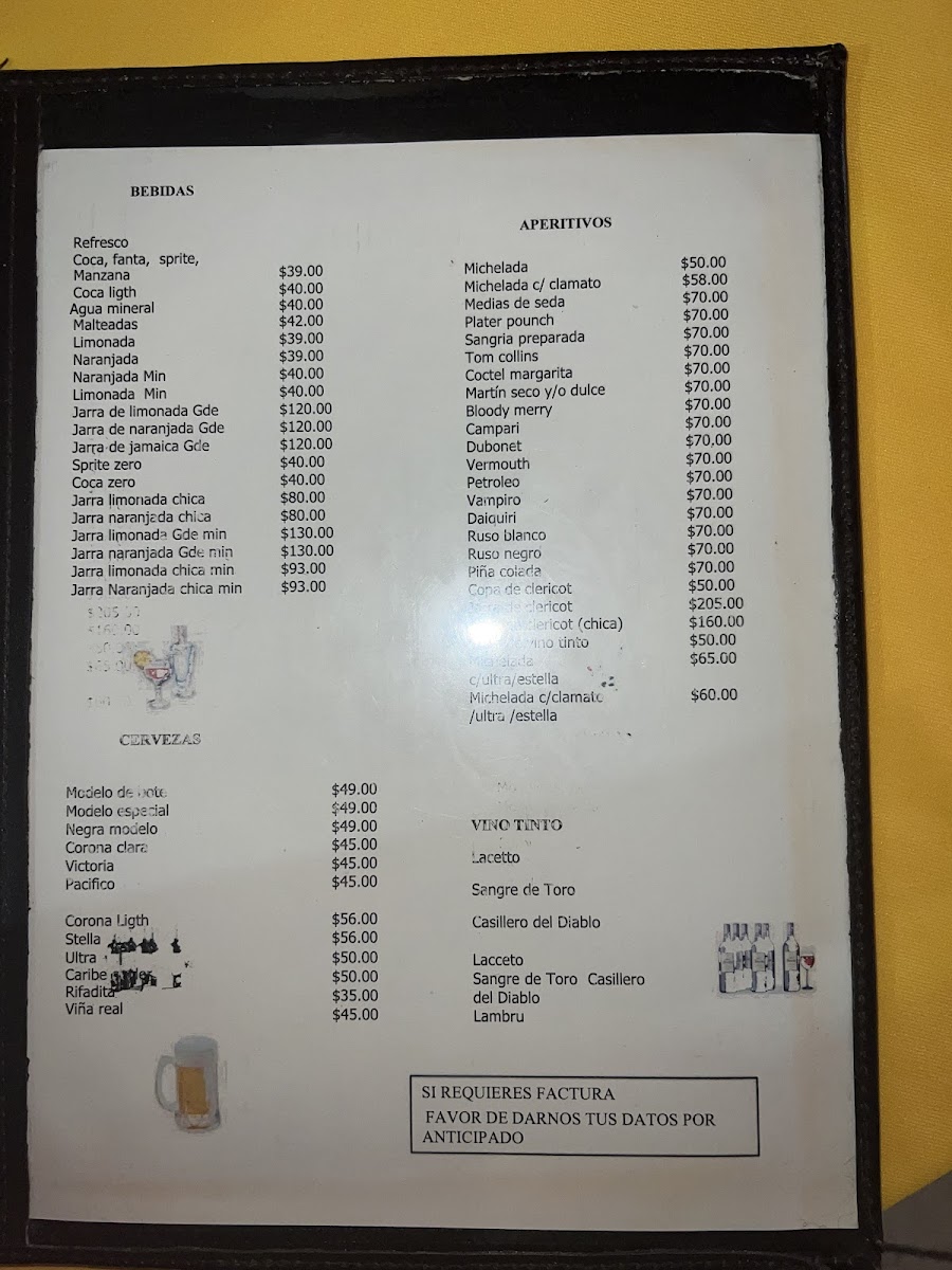 Menu La Estrella De Dimas Pozos-3
