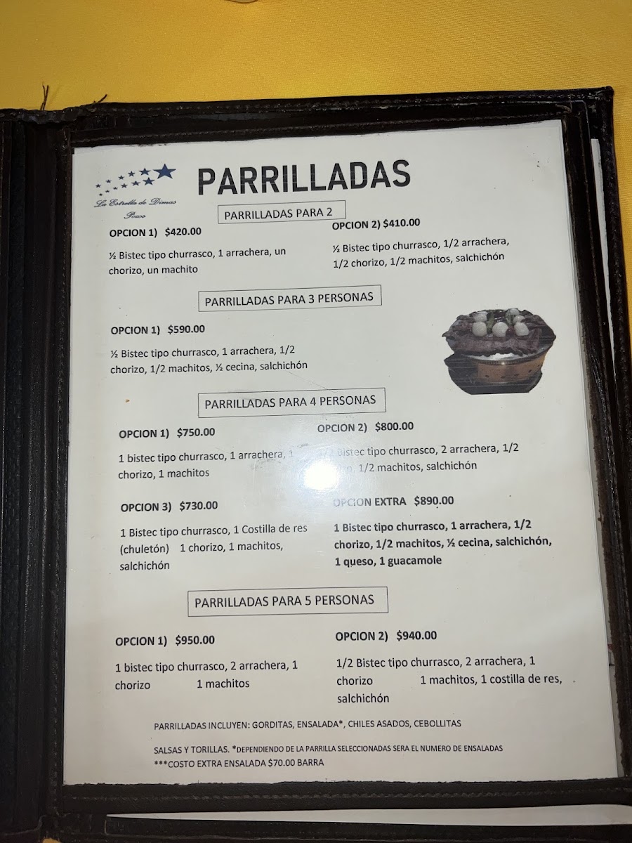 Menu La Estrella De Dimas Pozos-4