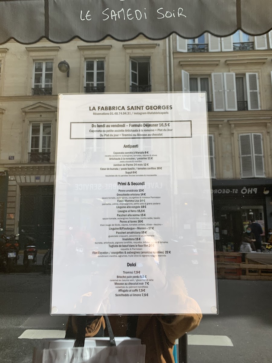 Menu La Fabbrica Saint Georges-8