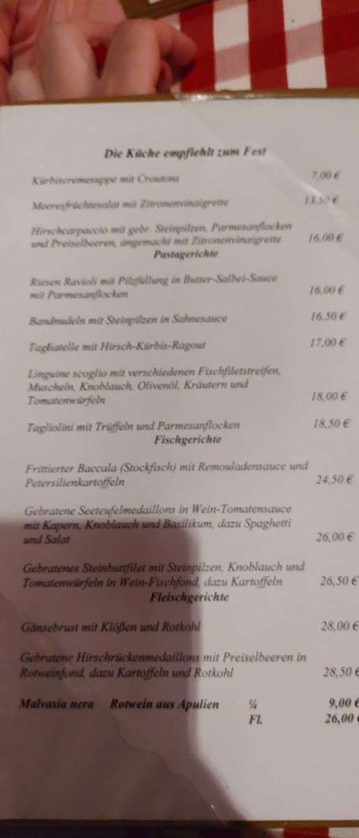Menu La Fattoria Berlin-1