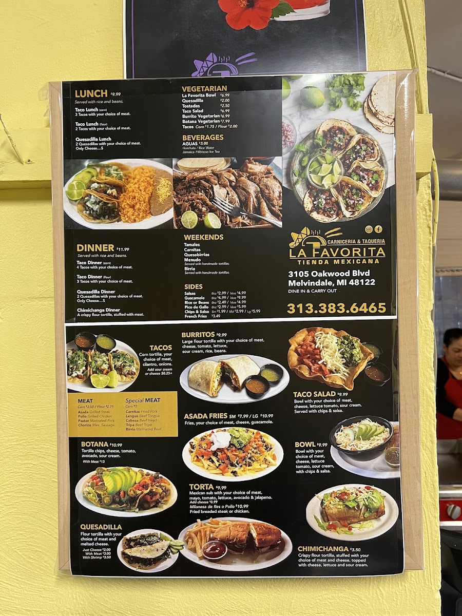 Menu La Favorita Tienda Mexicana-1