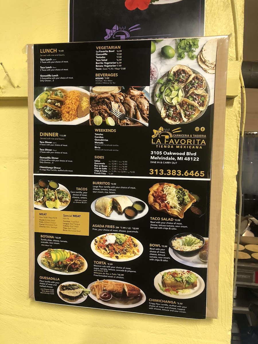 Menu La Favorita Tienda Mexicana-2