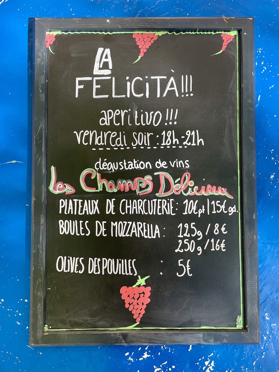 Menu La Félicità-10
