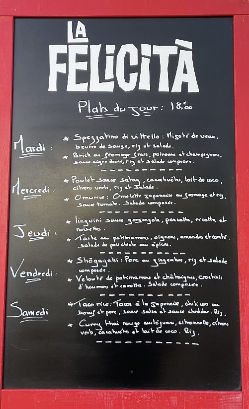 Menu La Félicità-2
