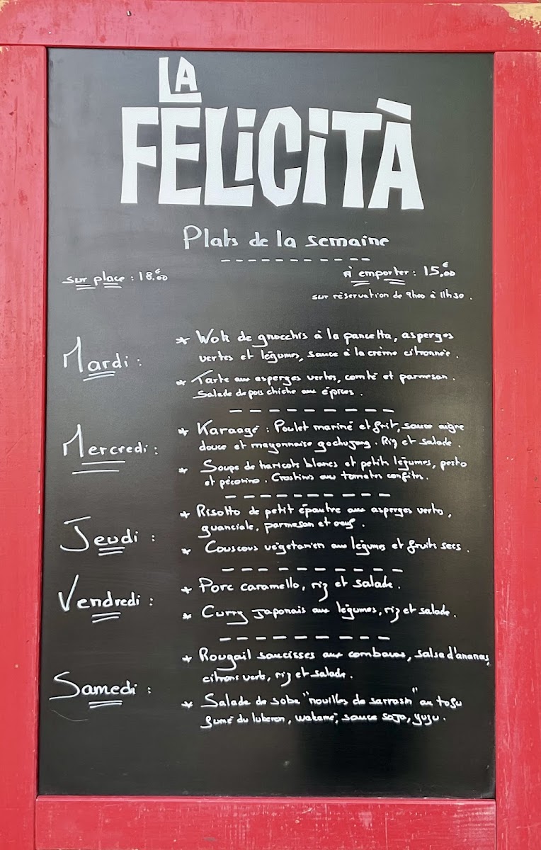 Menu La Félicità-6
