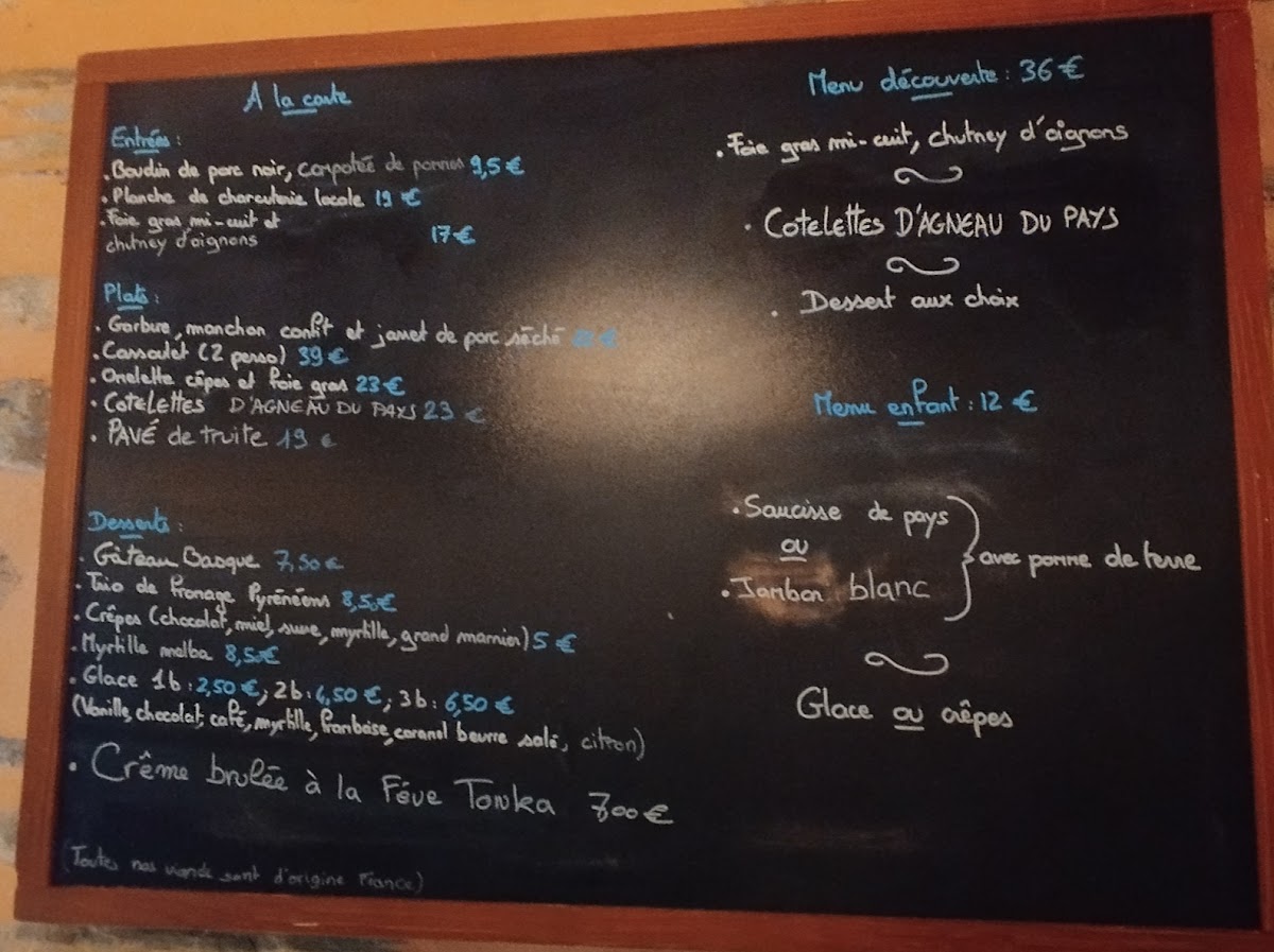 Menu La Ferme Basque-10