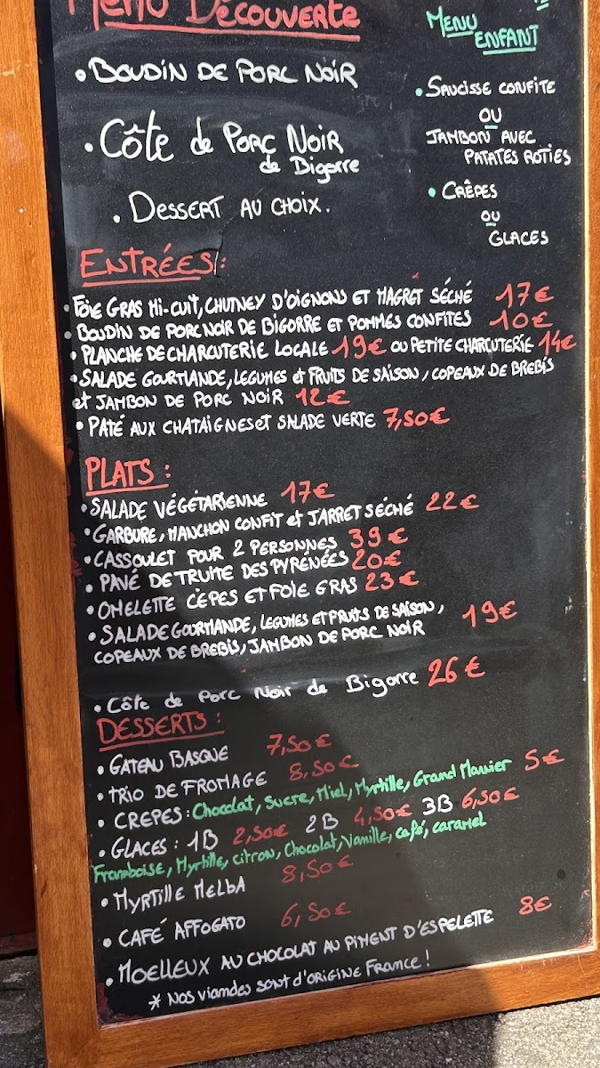 Menu La Ferme Basque-7