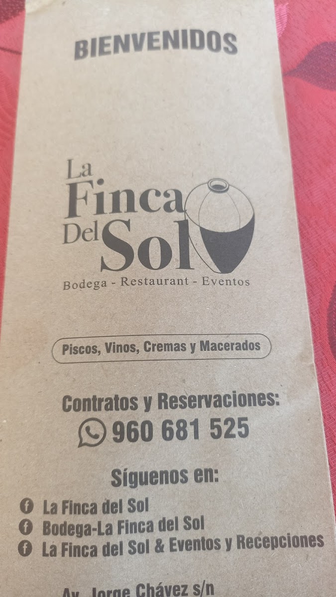 Menu La Finca Del Sol-2
