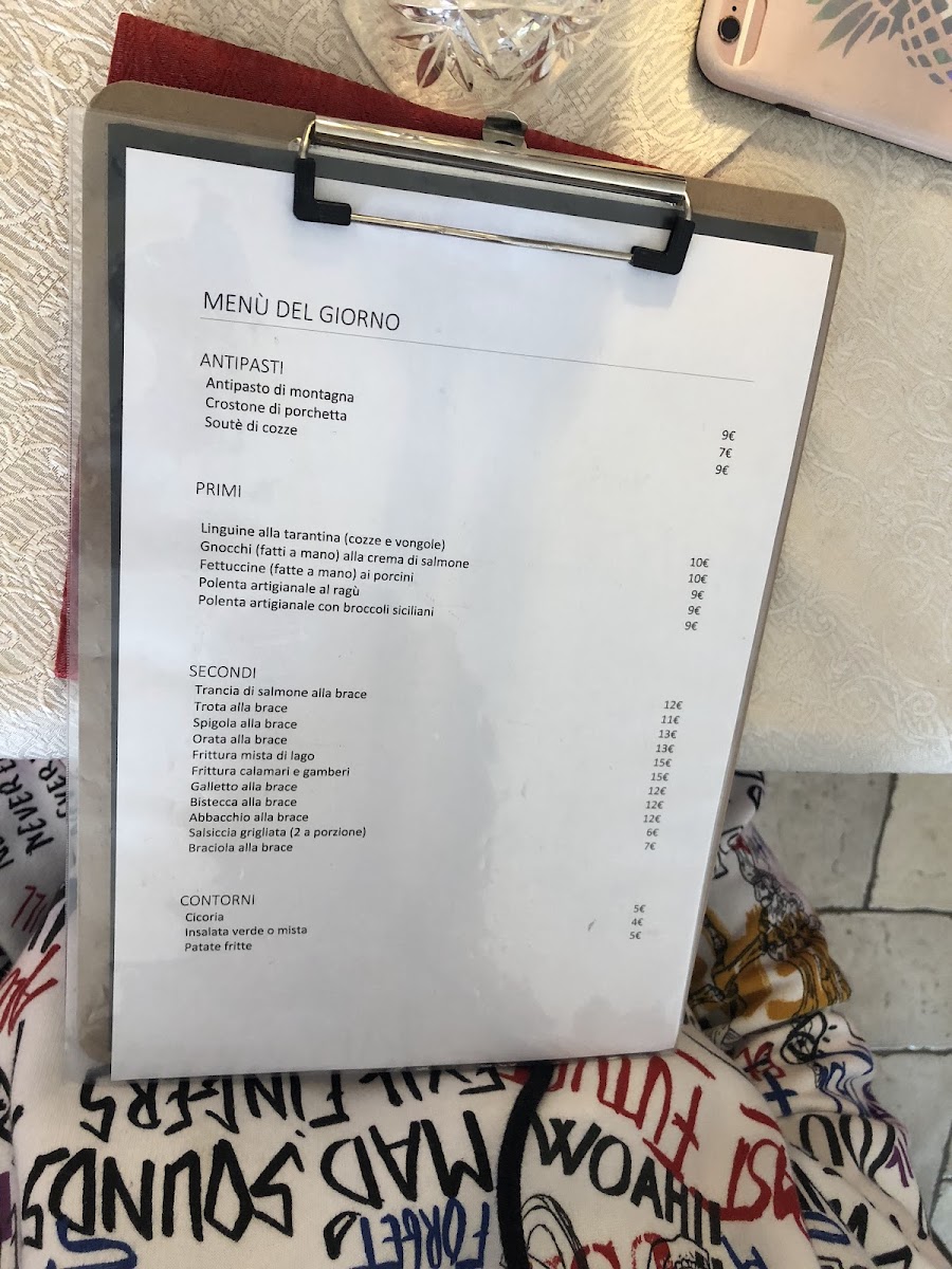 Menu La Fiocina-1