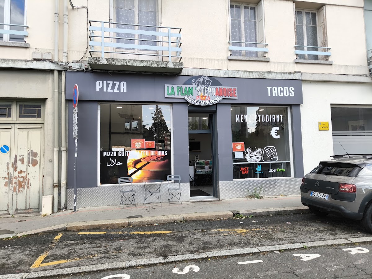 La Flam'stephanoise ( Pizza Au Feu De Bois ) Pizzacro