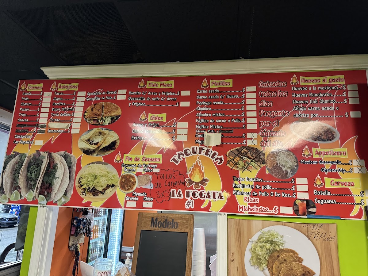 La Fogata Menu-1