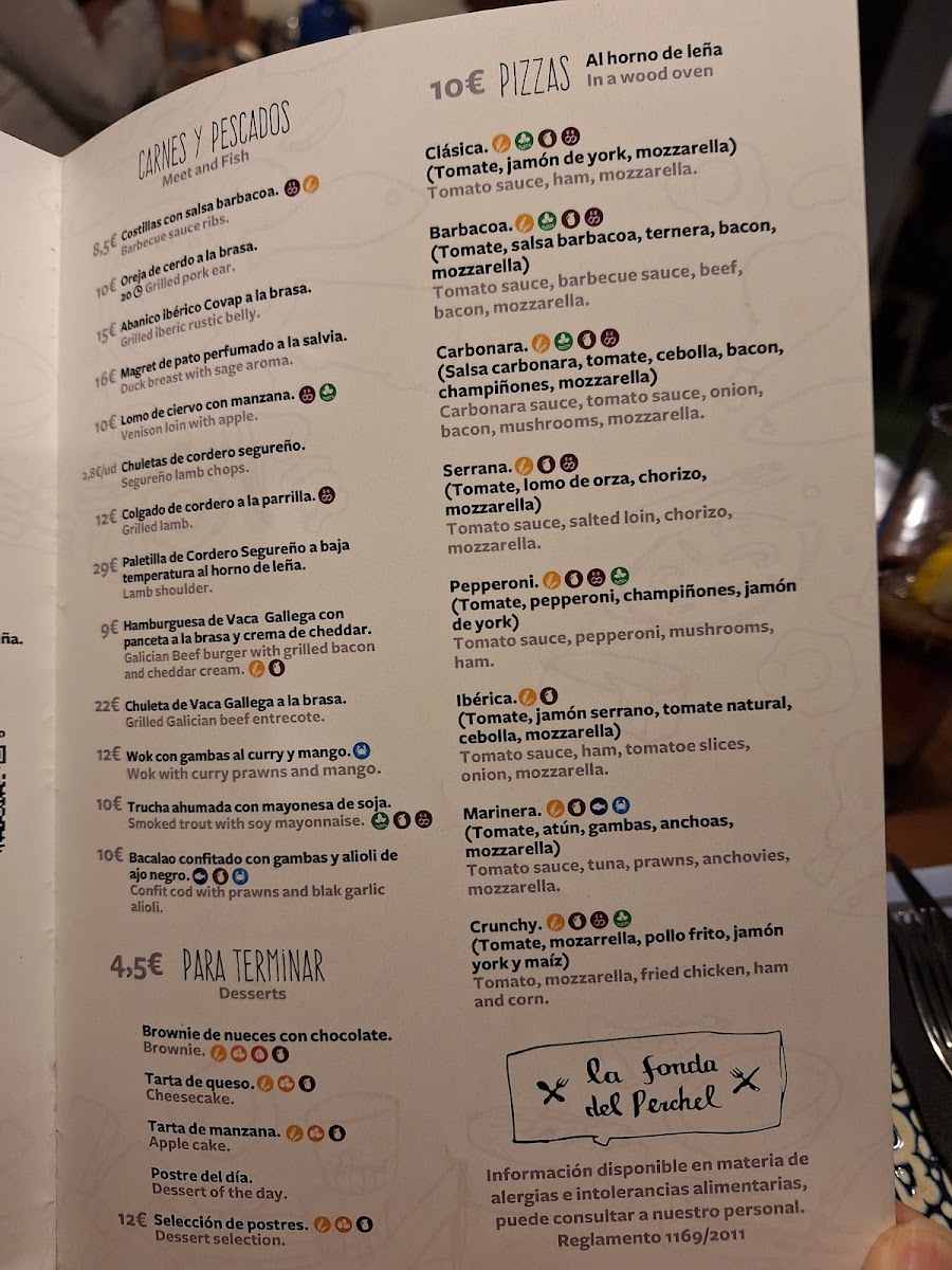 Menu La Fonda Del Perchel-2