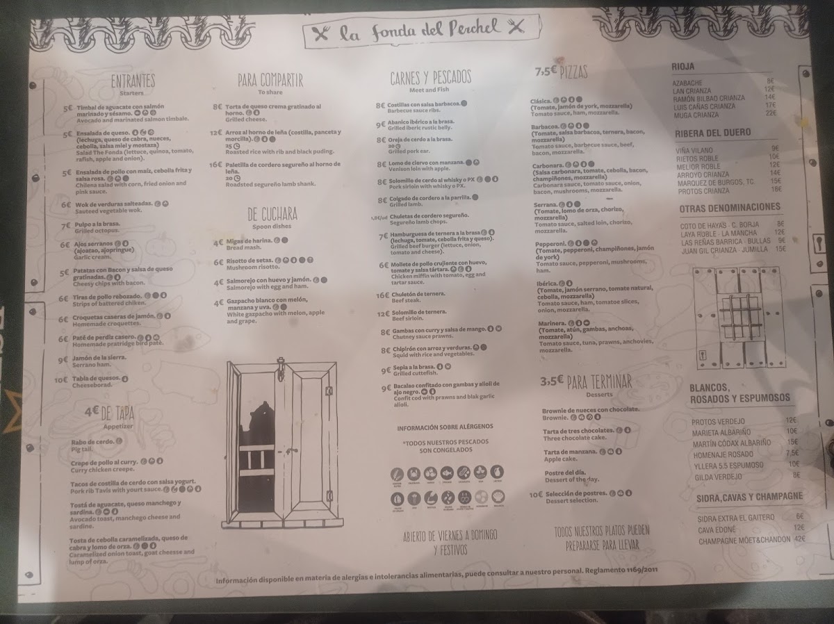 Menu La Fonda Del Perchel-7