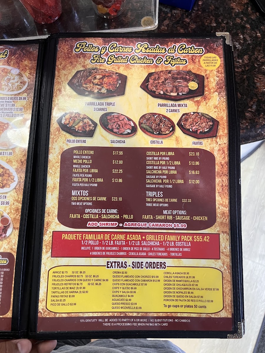 Menu La Fonda Taqueria-1