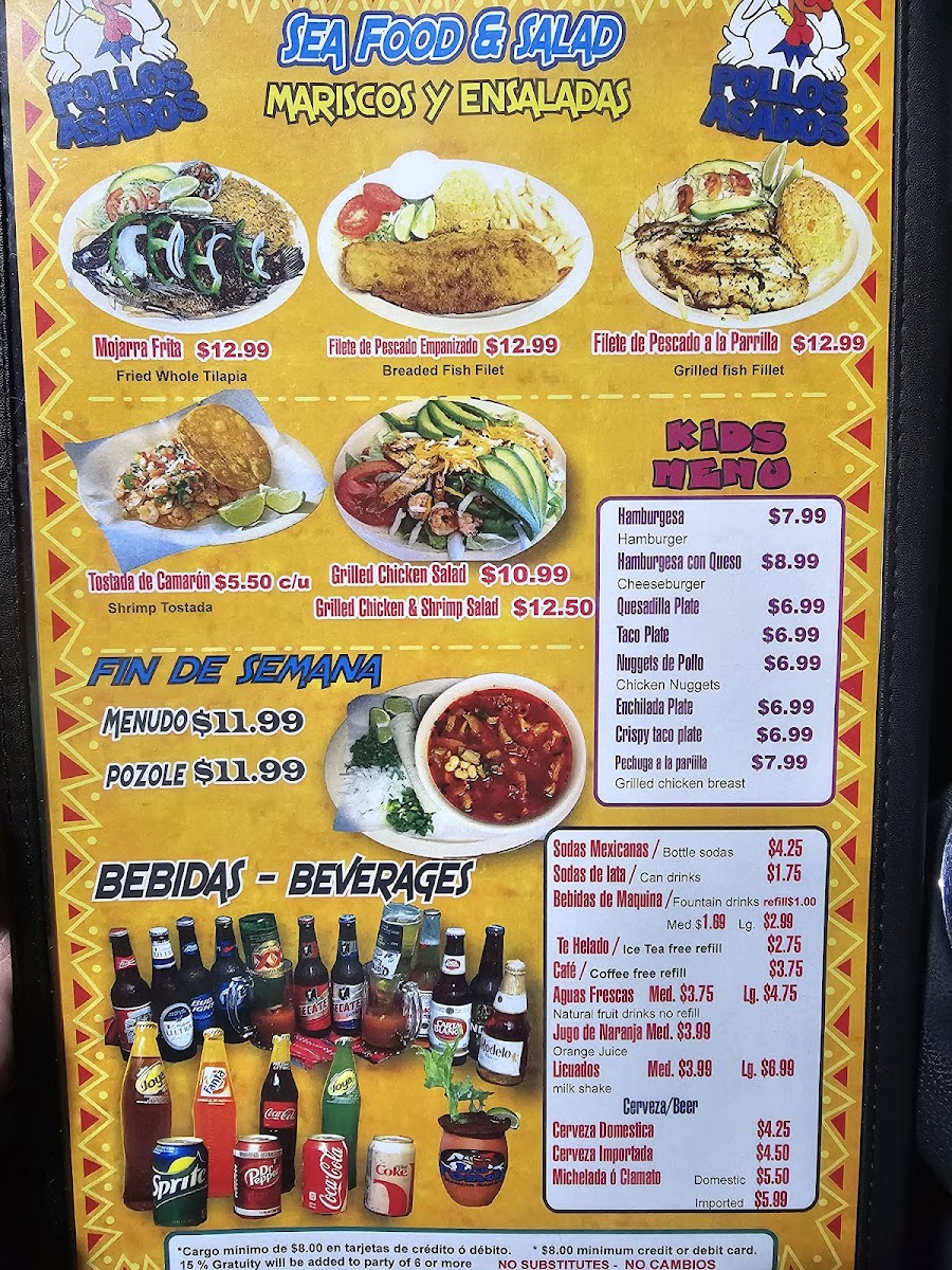 Menu La Fonda Taqueria-2