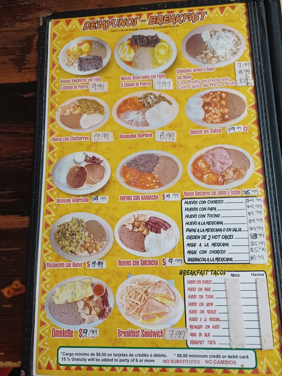 Menu La Fonda Taqueria-5