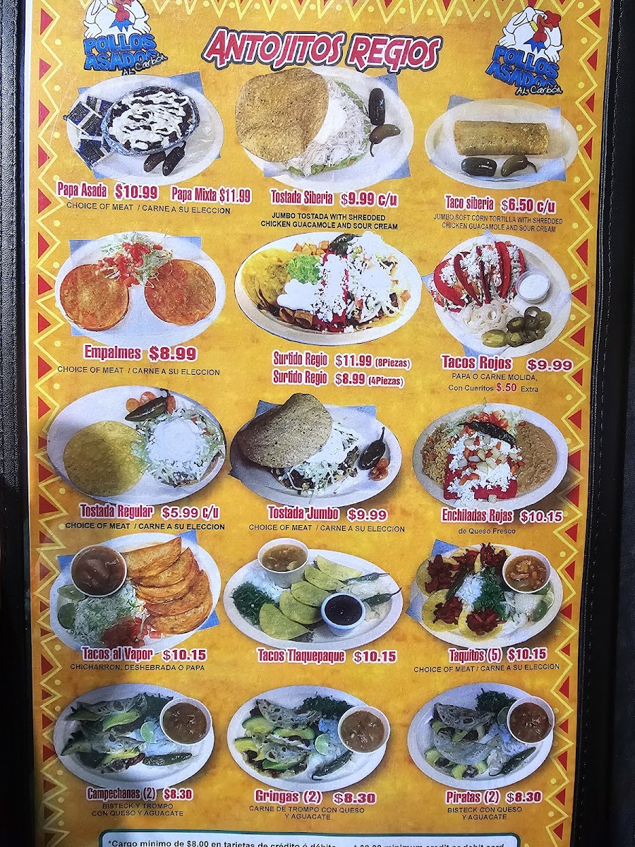 Menu La Fonda Taqueria-7