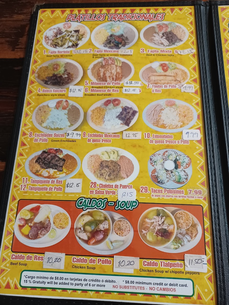 Menu La Fonda Taqueria-8