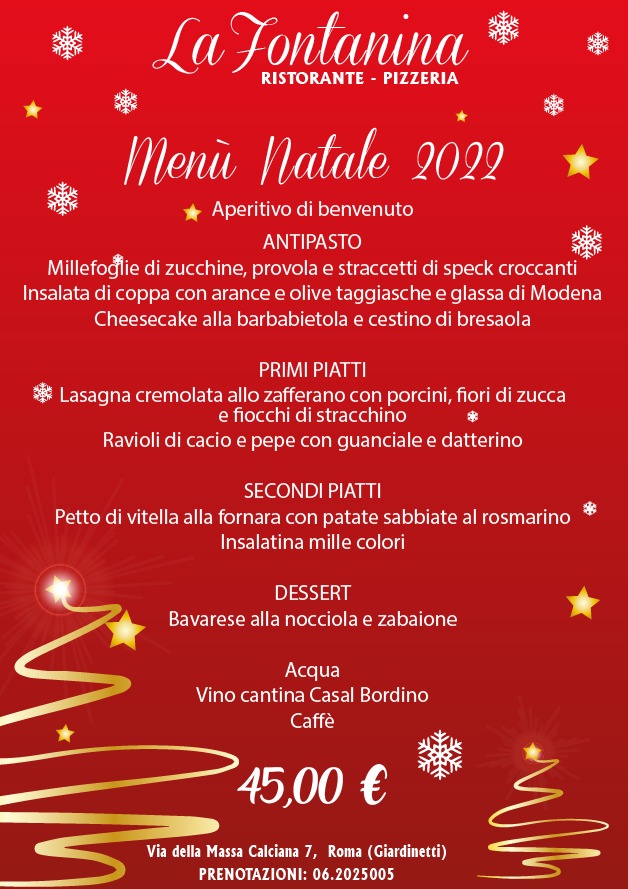 Menu La Fontanina Da Nicola-8