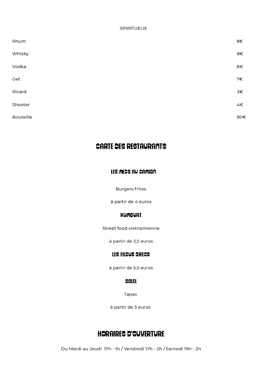 Menu La Friche Montaudran | Restaurant Bar & Guinguette À Toulouse-2