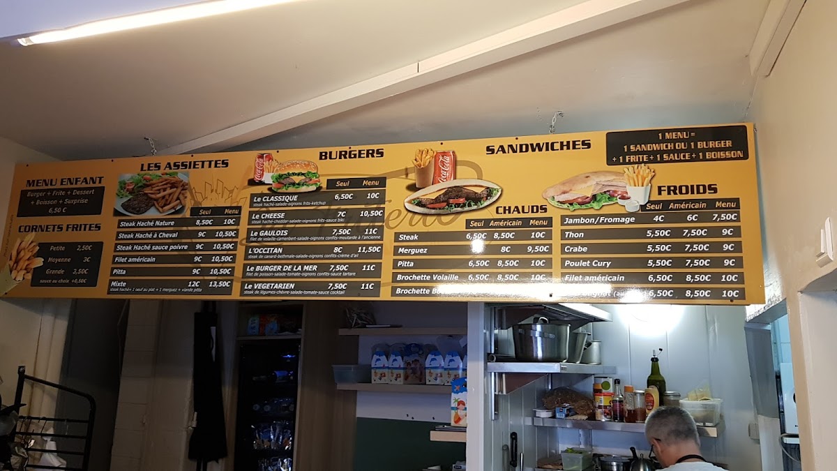 Menu La Friterie Occitane-1