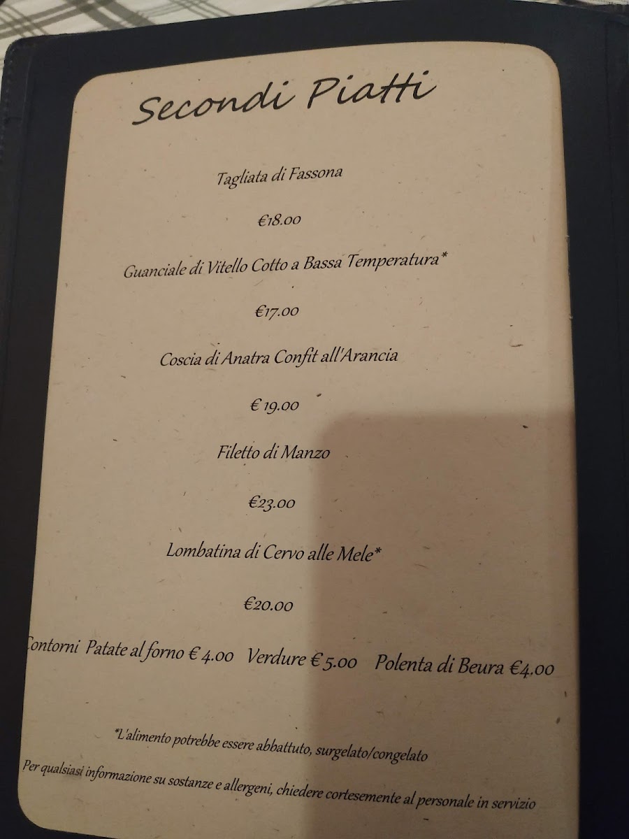 Menu La Fruetta - Ristorante E Bar-4