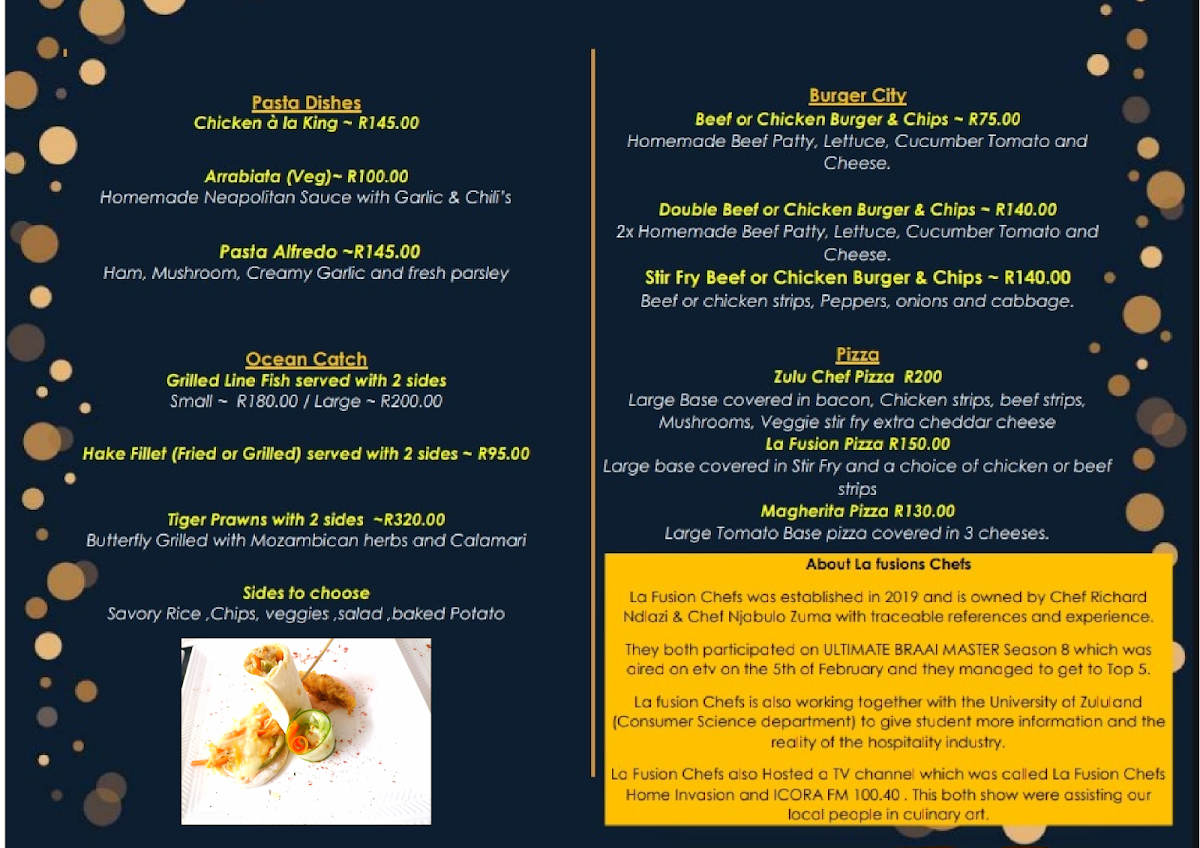 Menu La Fusion Chefs Restaurant-2