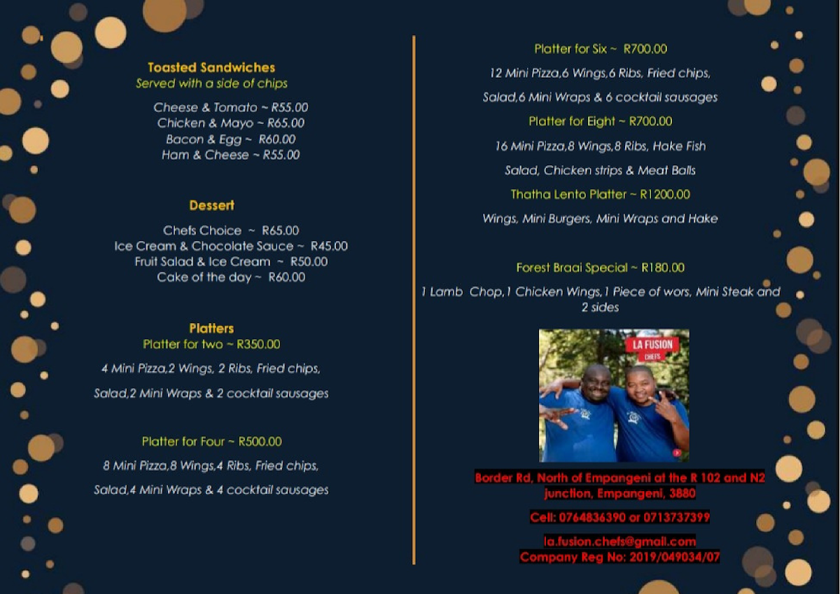Menu La Fusion Chefs Restaurant-3