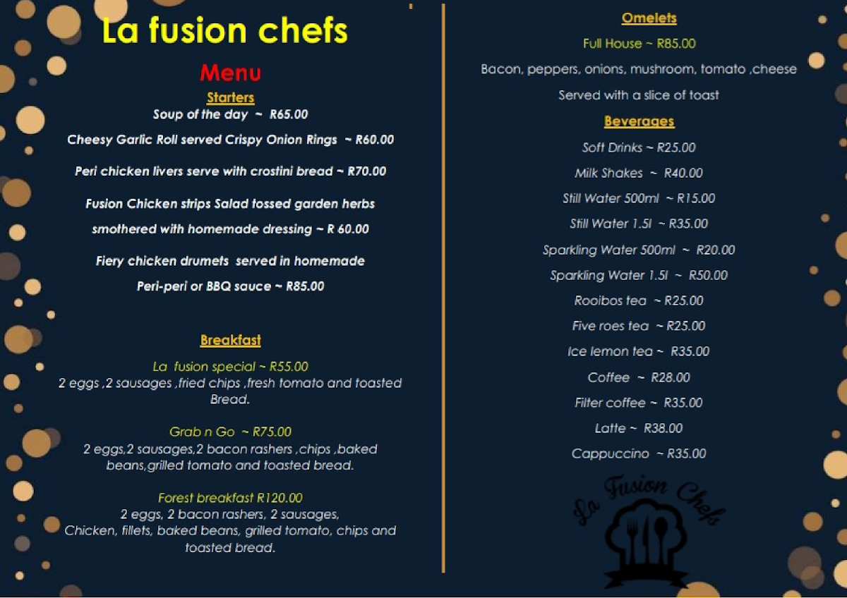 Menu La Fusion Chefs Restaurant-4
