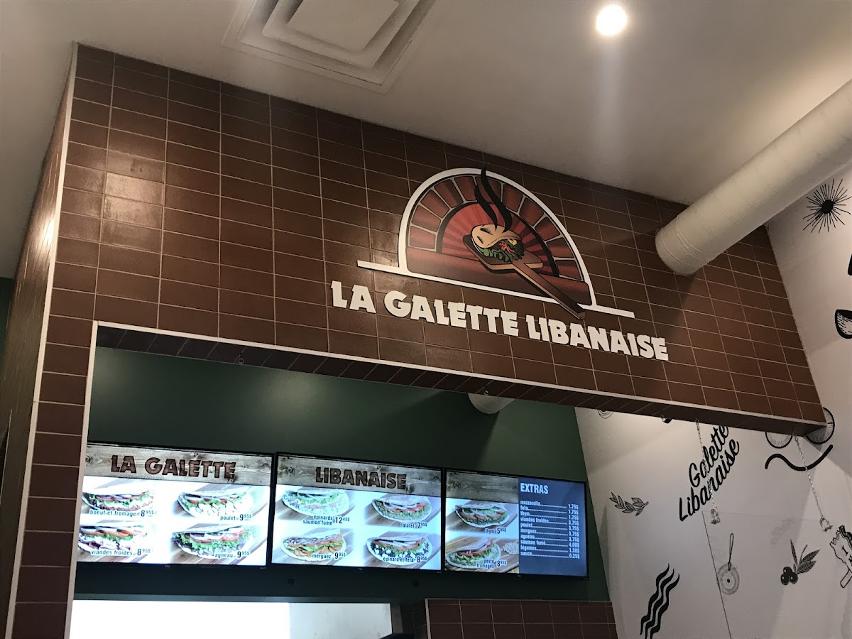 Menu La Galette Libanaise - St-Joseph-2