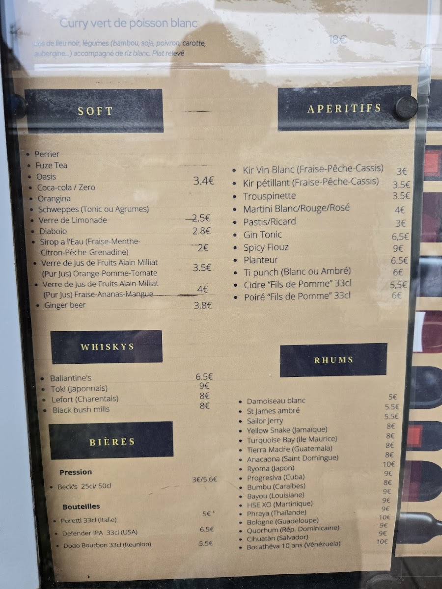 Menu La Gargote Aux Épices-1