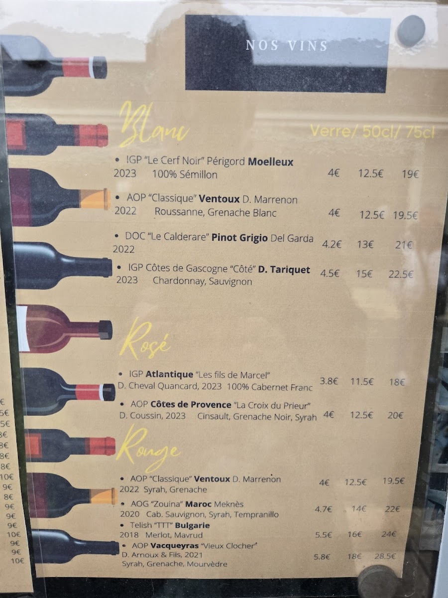 Menu La Gargote Aux Épices-2