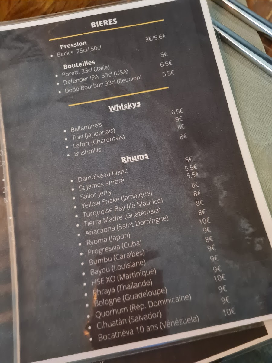 Menu La Gargote Aux Épices-5