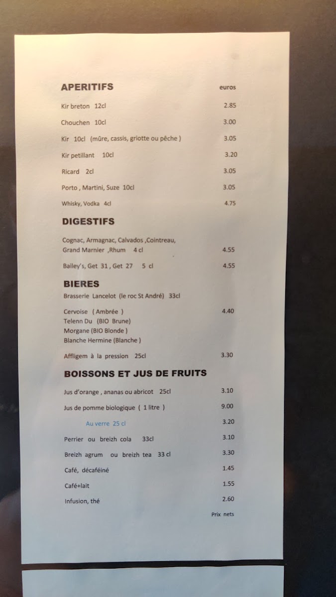 Menu La Gavotte-10