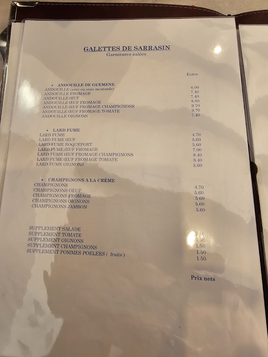 Menu La Gavotte-2