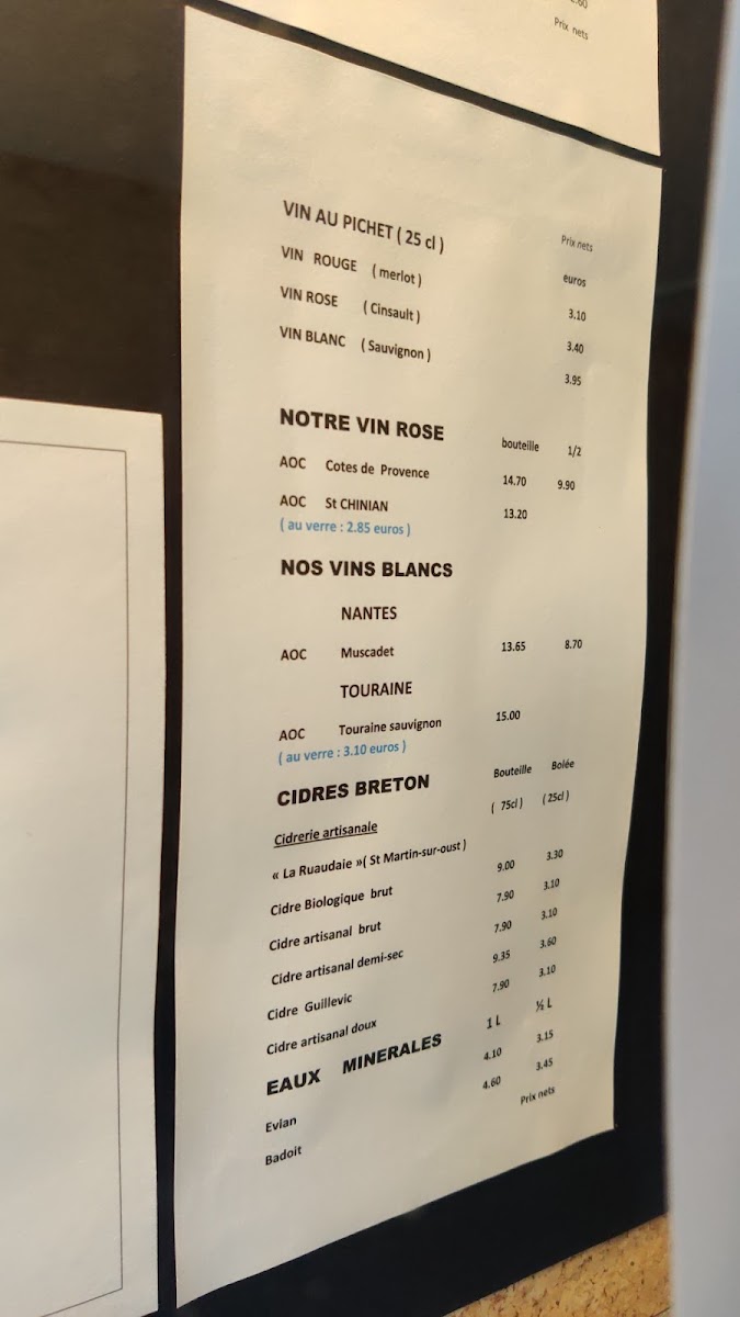 Menu La Gavotte-8