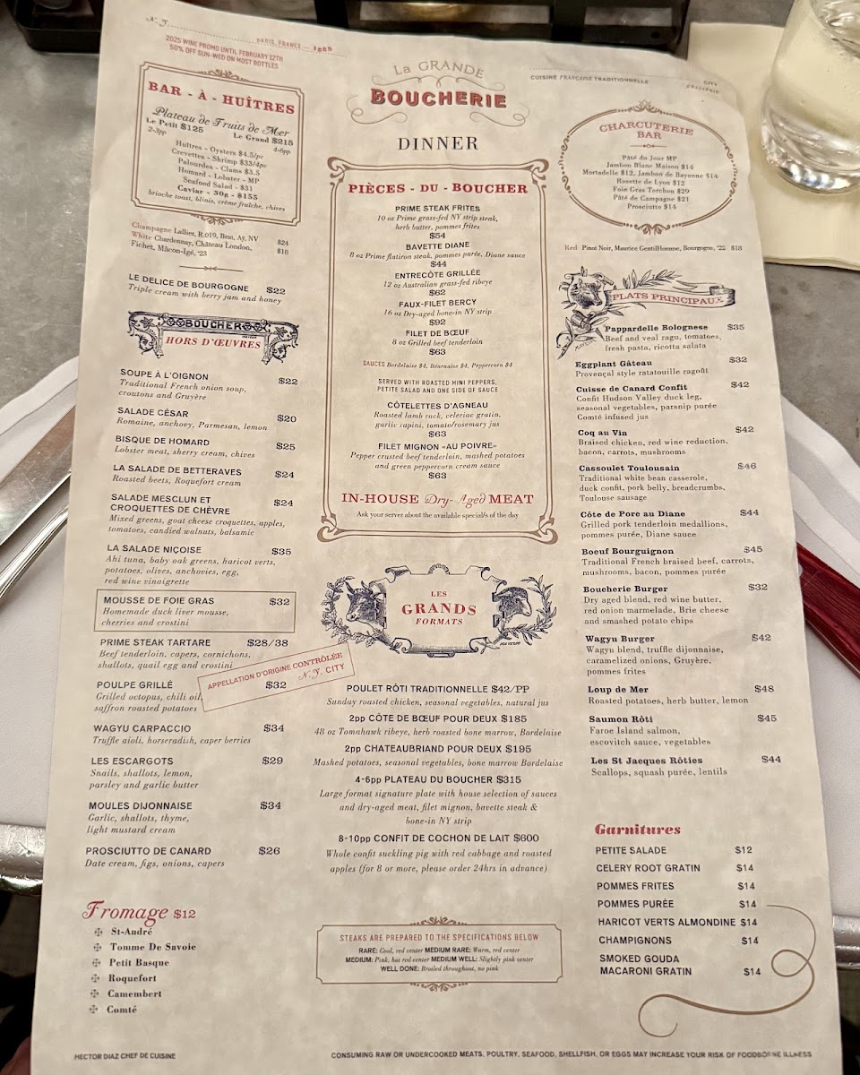 Menu La Grande Boucherie-8