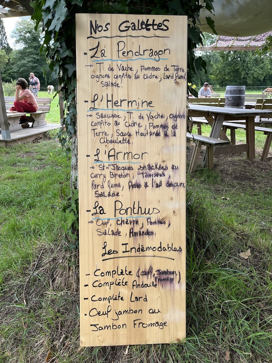 Menu La Grande Vallée Crêperie - Bar - Restaurant-1