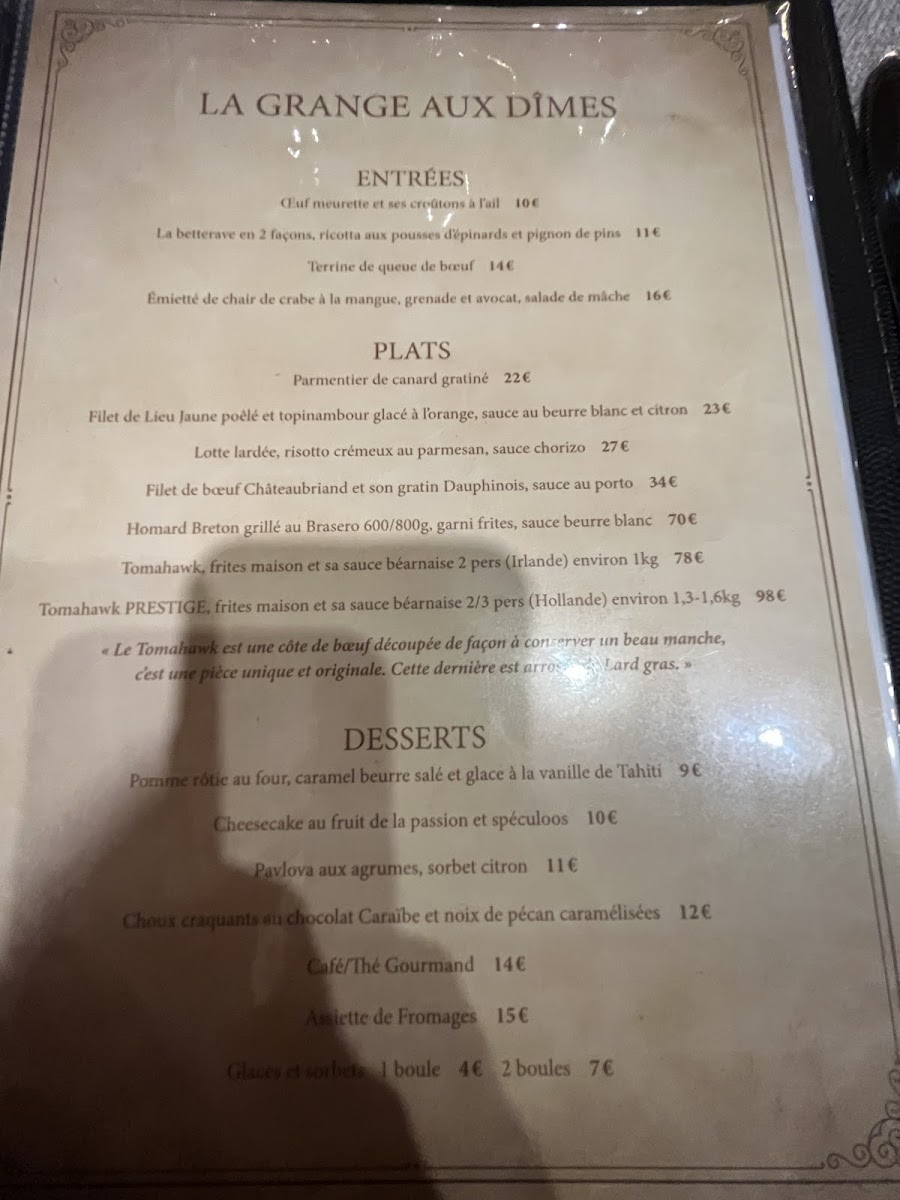 Menu La Grange Aux Dîmes-3