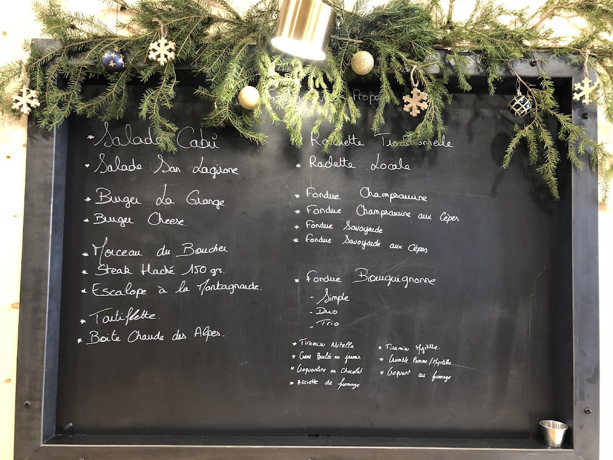 Menu La Grange Des Mélèzes-5