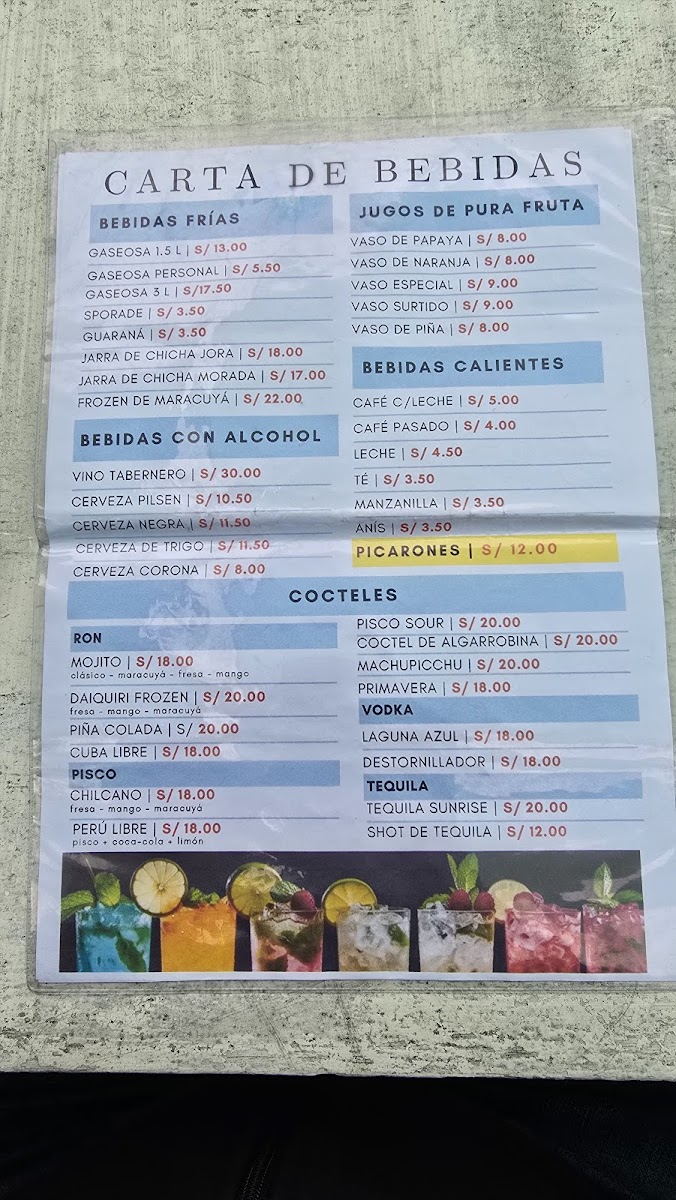 Menu La Granjita Del Valle De Lurín-2