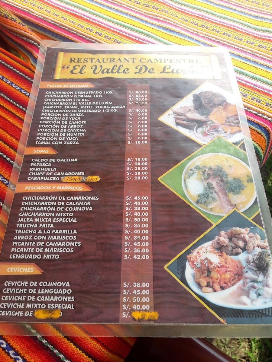 Menu La Granjita Del Valle De Lurín-8